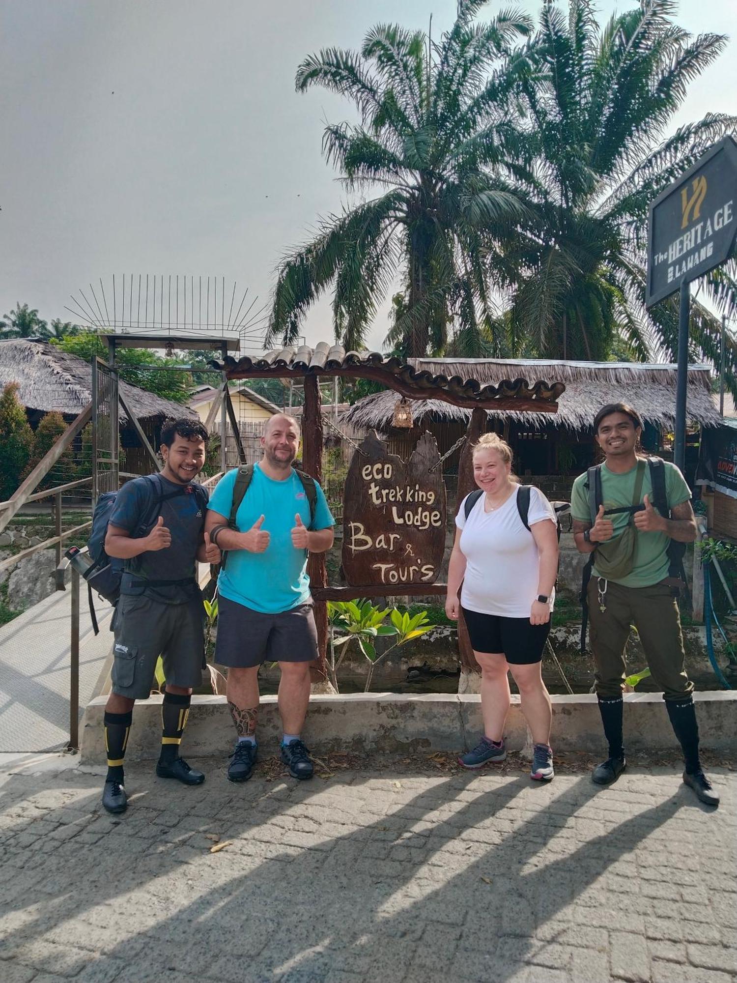 Eco Trekking Lodge, Bar & Jungle Tour'S Букит Лаванг Екстериор снимка